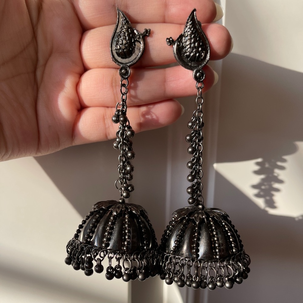 Oxidized Earrings